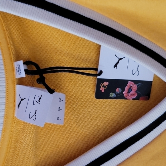 Puma x Sue Tsai Sweatshirt Golden Yellow - Picture 3 of 5